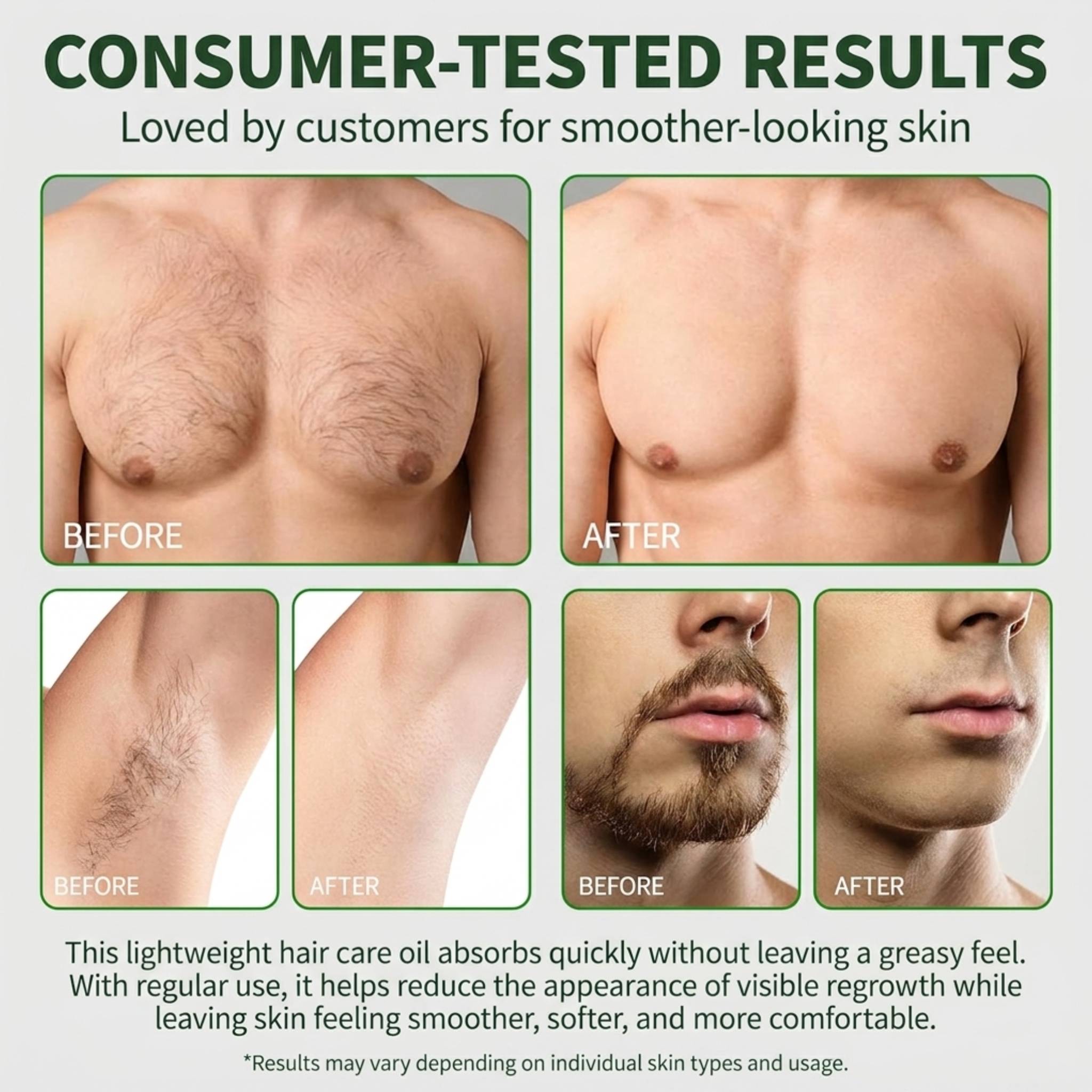 Hair Inhibitor Oil – Permanent Facial Hair Reduction