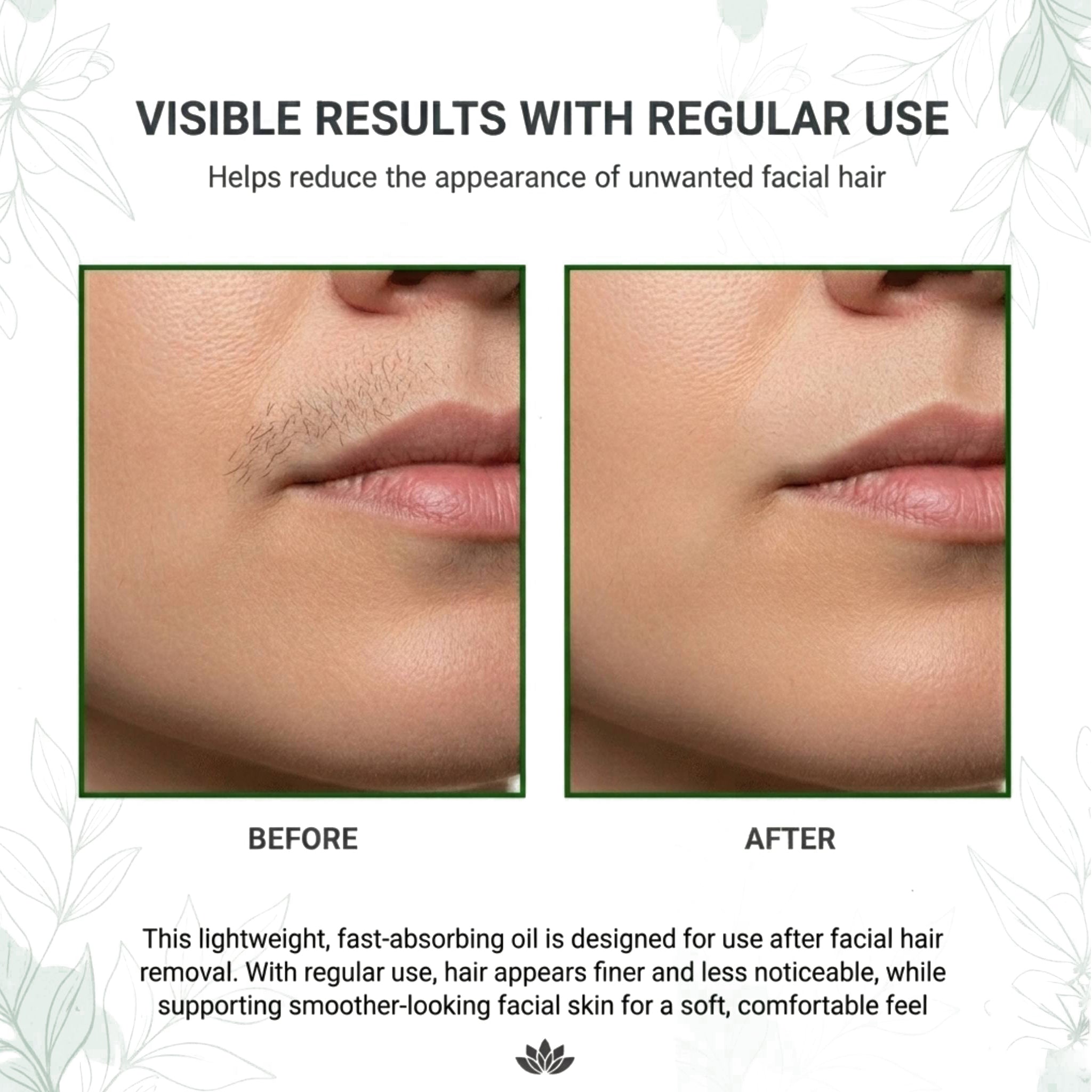 Hair Reduction Serum For Facial Hair Reduction
