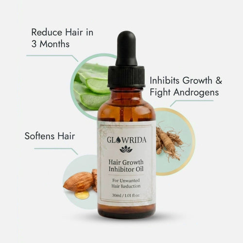 Hair Inhibitor Oil – Permanent Facial Hair Reduction